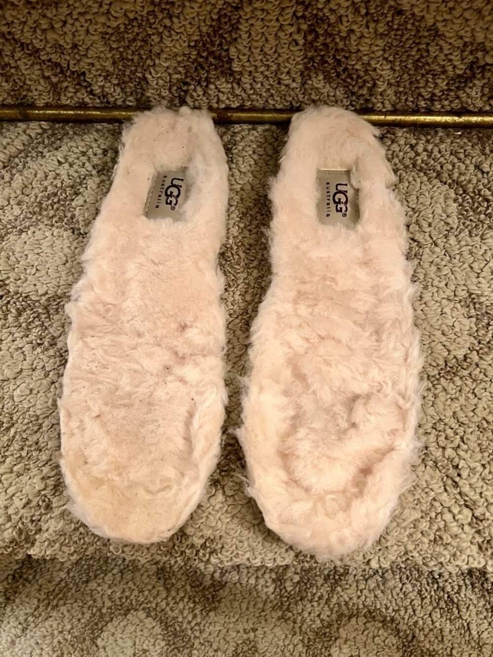 GUC Women's UGG Australia Maylin Sheepskin Boots Chestnut Brown Ivory US Size 9 - Picture 10 of 14
